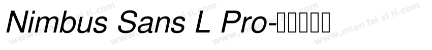 Nimbus Sans L Pro字体转换